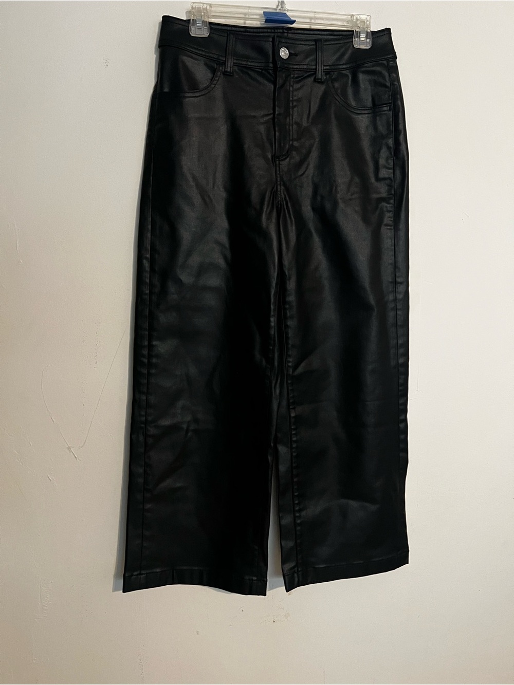 Chico's Black Faux Leather Pants